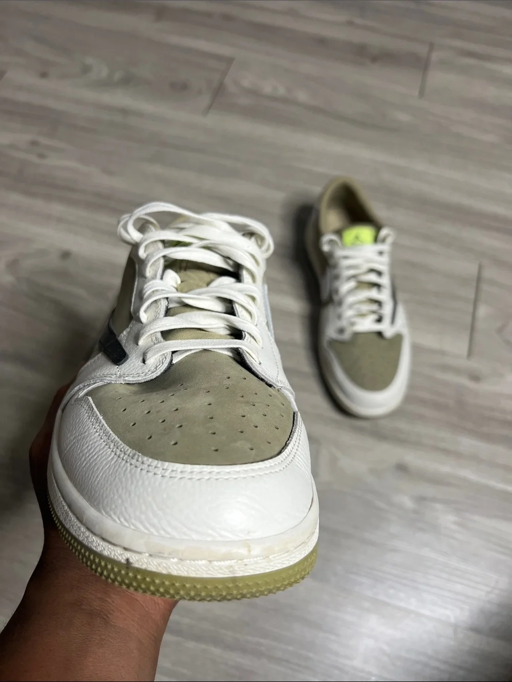 Air Jordan 1 Retro Low Golf Travis Neutral Olive (12)